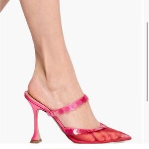 BRITT NETTA Fushcia and Coral Heels